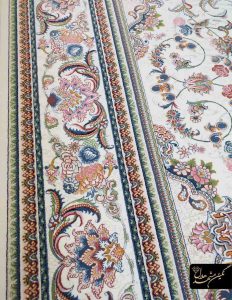 فرش 700 شانه برجسته طرح میخک