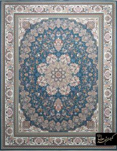 فرش طرح میخک با رنگ‌بندی تبریز