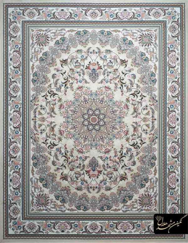 فرش طرح میخک فیلی 700 شانه گل برجسته