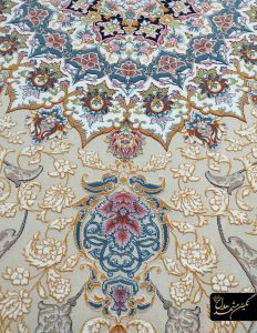 فرش نسکافه‌ای 700 شانه مدل مایسا