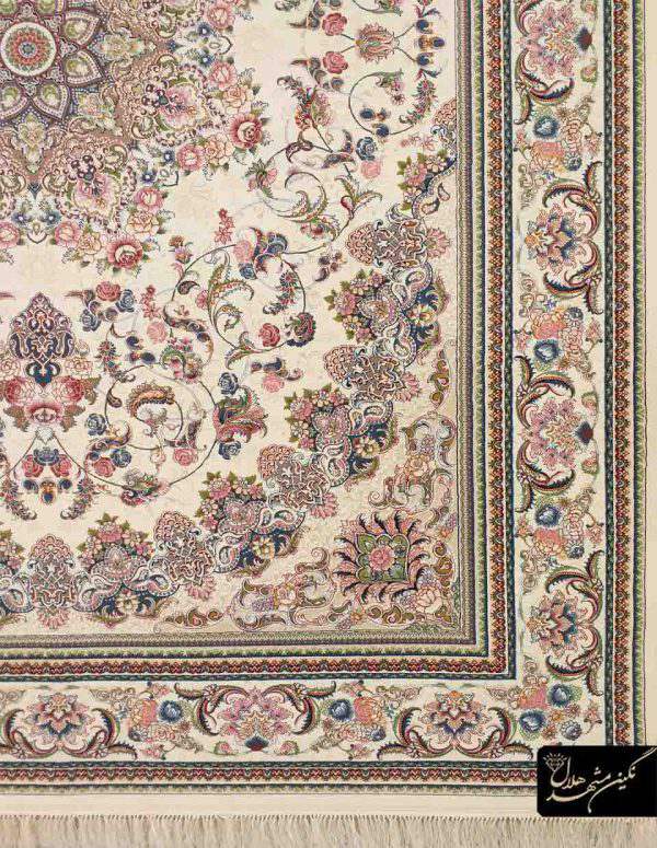فرش طرح میخک 700 شانه برجسته تراکم 2550