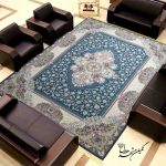 فرش ماشینی 700 شانه طرح نرگس