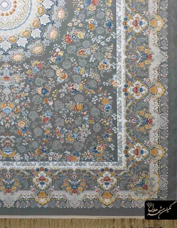 فرش طوسی تیره 12 متری