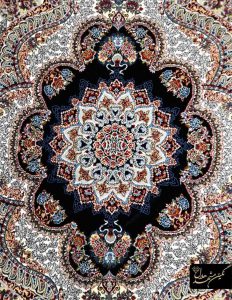 فرش 700 شانه آبی باغ ملک