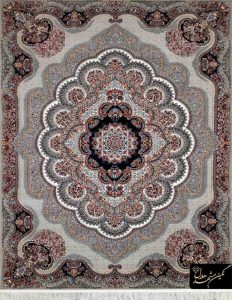 فرش ماشینی رنگ کرم