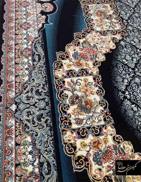 فرش ماشینی سرمه ای