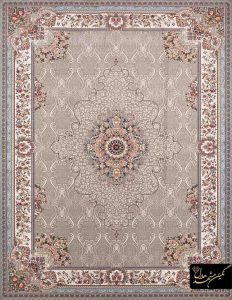 فرش طرح آماندا رنگ فیلی