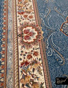 فرش ترنج دار طرح آماندا