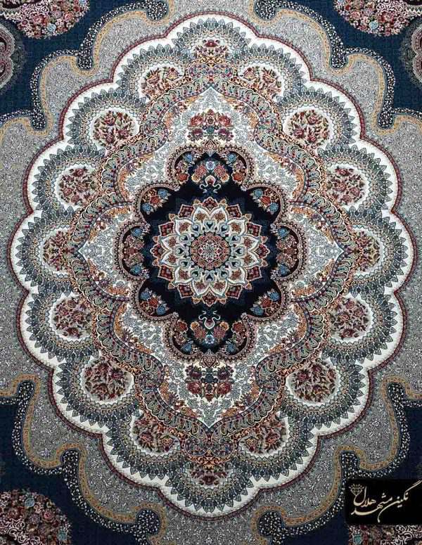 فرش ماشینی طرح باغ ملک