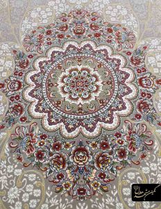 فرش ماشینی طرح چکاوک کاشان