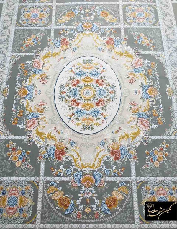 فرش ۱۰۰۰ شانه طرح آراد كرم