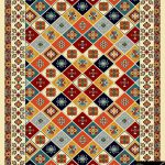 گبه ماشینی طرح گندم زمینه کرم