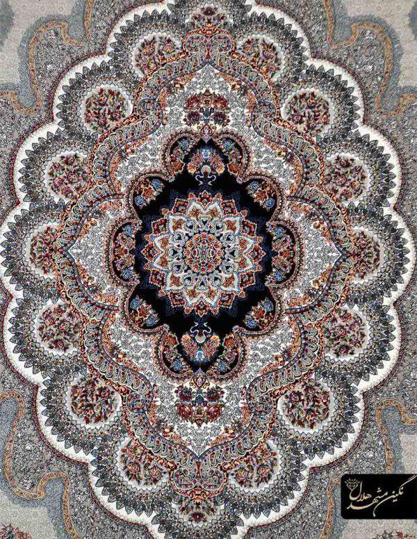 فرش طرح باغ ملک 8 رنگ