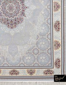 فرش نقره ای طرح چکاوک