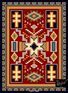 گبه فرش ماشینی 480 کاشان