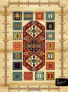 گبه نگین مشهد هلال کرم طرح شاهسون