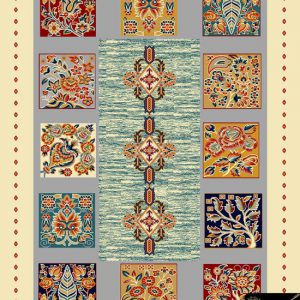 گبه ماشینی 480 شانه زمینه کرم