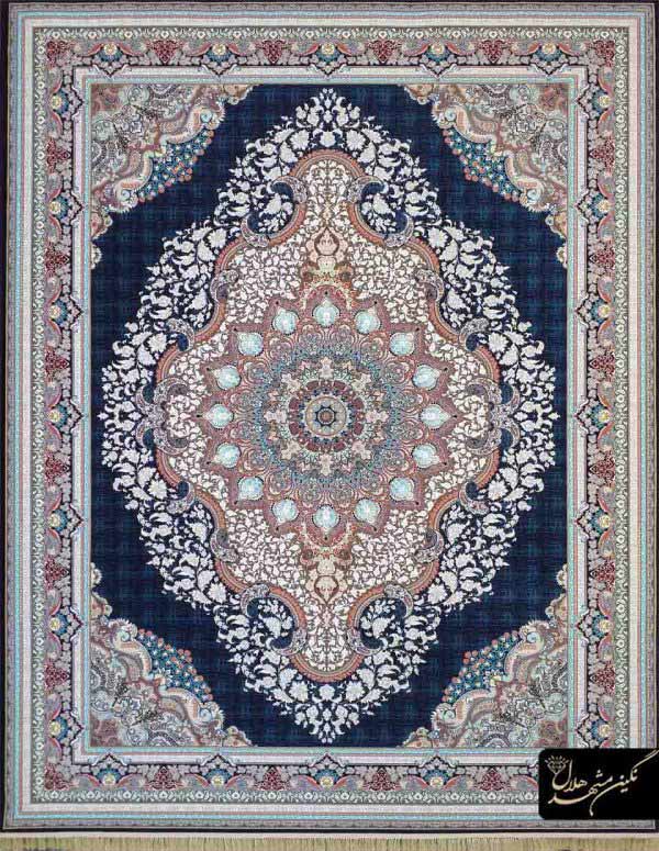 فرش طرح جدید گل برجسته طرح گلوریا