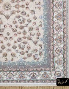 فرش افشان صدف زمینه کرم