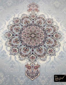 فرش رنگ فیلی طرح اطلس