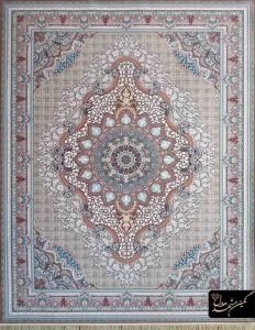 فرش 1200 شانه گلوریا زمینه نسکافه ای