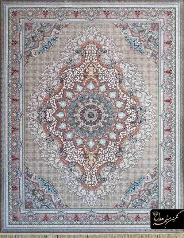 فرش 1200 شانه گلوریا زمینه نسکافه ای