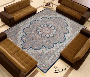 فرش طرح کرمان اصیل 700 شانه برجسته کد 13070