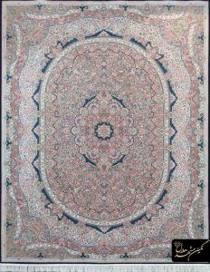 فرش نقشه کرمان گل ریز کاشان