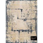 فرش 1200 شانه افشان کهنه نما زمینه سرمه ای