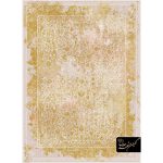 فرش وینتیج 1200 شانه افشان کرم