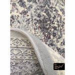 فرش وینتیج طرح افشان زمینه سیلور کد 4402