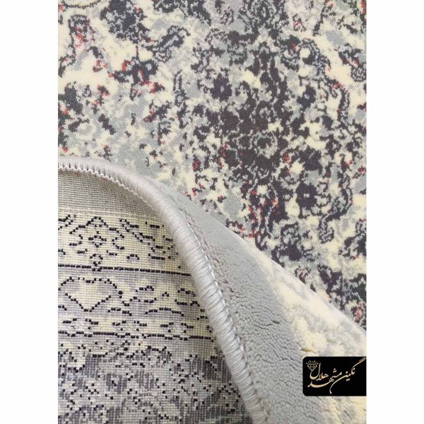 فرش وینتیج طرح افشان زمینه سیلور کد 4402