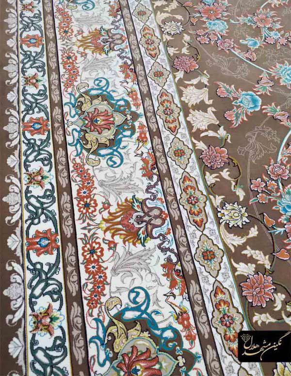 فرش ماشینی تراکم 3600 طرح ساناز