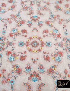 فرش گل برجسته طرح ساناز