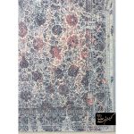 فرش افشان وینتیج زمینه نقره‌ای