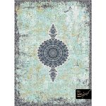 وینتیج ترنج دار تم فیروزه‎‌ای