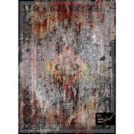 فرش کهنه نما 700 شانه طرح کهنه کاری