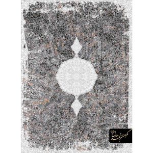 فرش وینتیج 700 شانه حاشیه نسکافه ای