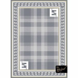 فرش کهنه نما 700 شانه فندی زمینه نقره ای