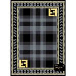 فرش وینتیج 700 شانه طرح فندی چهارخانه