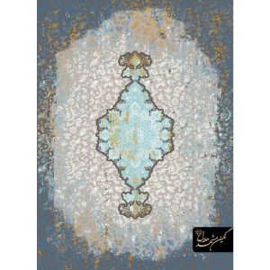 فرش کهنه نما با ترنج