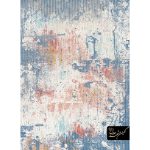 فرش کهنه نما طرح چهار خانه