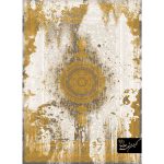 فرش طرح وینتیج ۱۰۰۰ شانه زرد