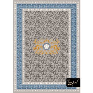 فرش وینتیج1000 شانه حاشیه آبی