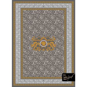 فرش کهنه نما 1000 شانه حاشیه سفید
