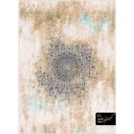 فرش وینتیج طرح اصفهان نگین مشهد هلال کد 9228