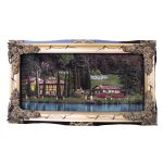 قیمت تابلو فرش 1200 شانه طرح رودخانه