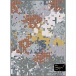 فرش کهنه نما طرح چهل تکه