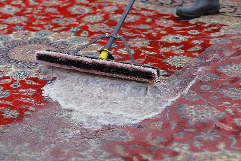 شستن فرش و موکت در منزل