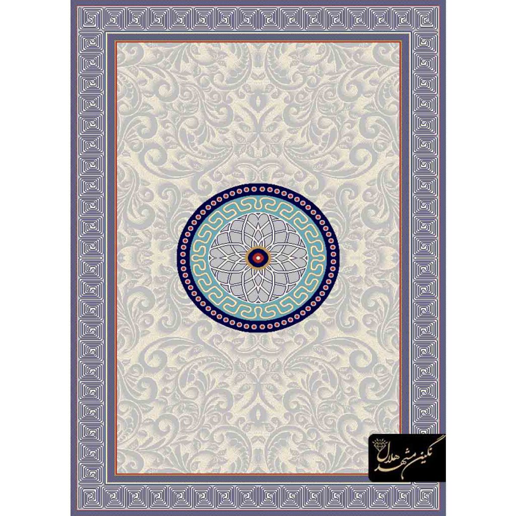 گلیم ماشینی ترنج دار